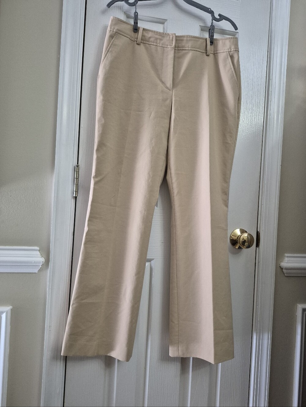 Talbots Petites Beige Khaki Straight Leg Dress Pants Trousers Size 10P
